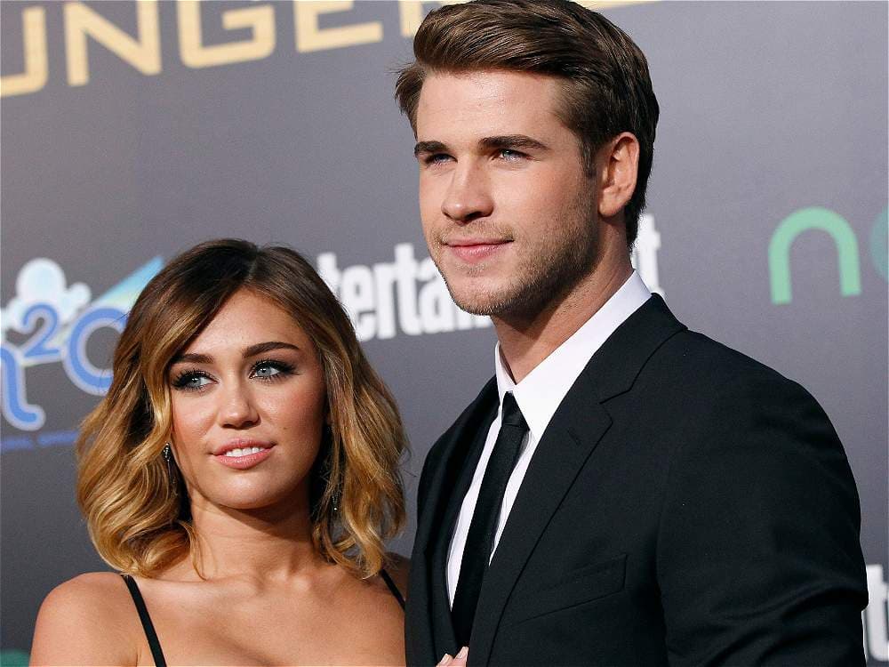 Liam Hemsworth y Miley Cyrus en la pelicula The Last song