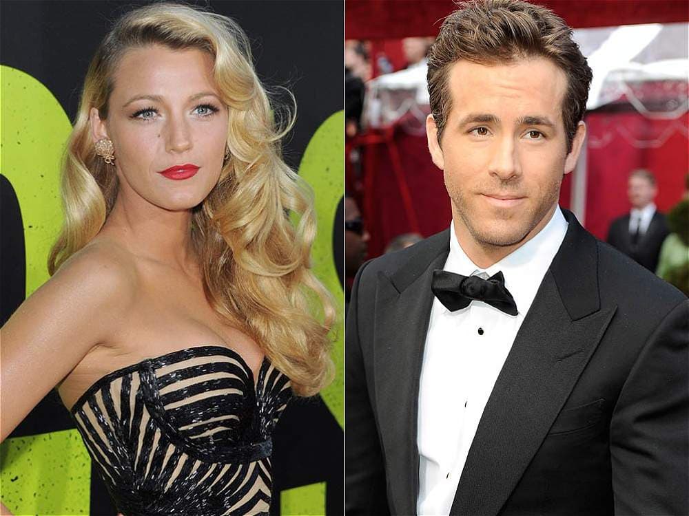 Blake Lively y Ryan Reynolds en la pelicula Green Lantern