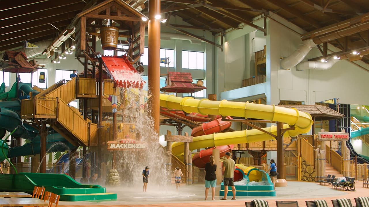 ¿Te gustan los parques acuáticos? Conoce 'Great Wolf Lodge' en la ciudad de Webster