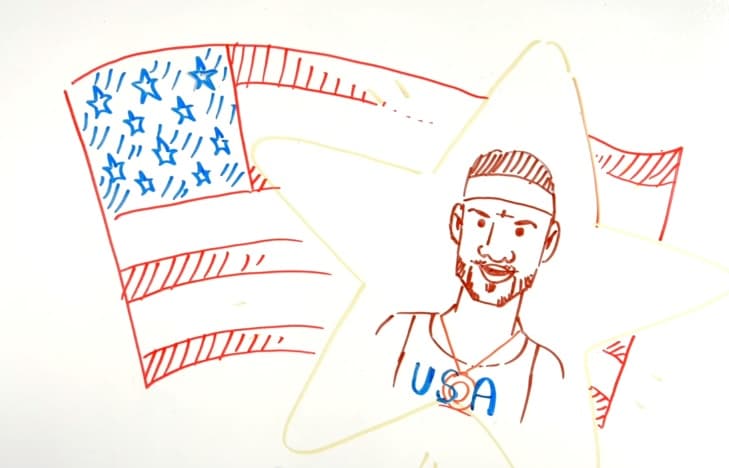 Cuentan la vida de LeBron James con caricaturas