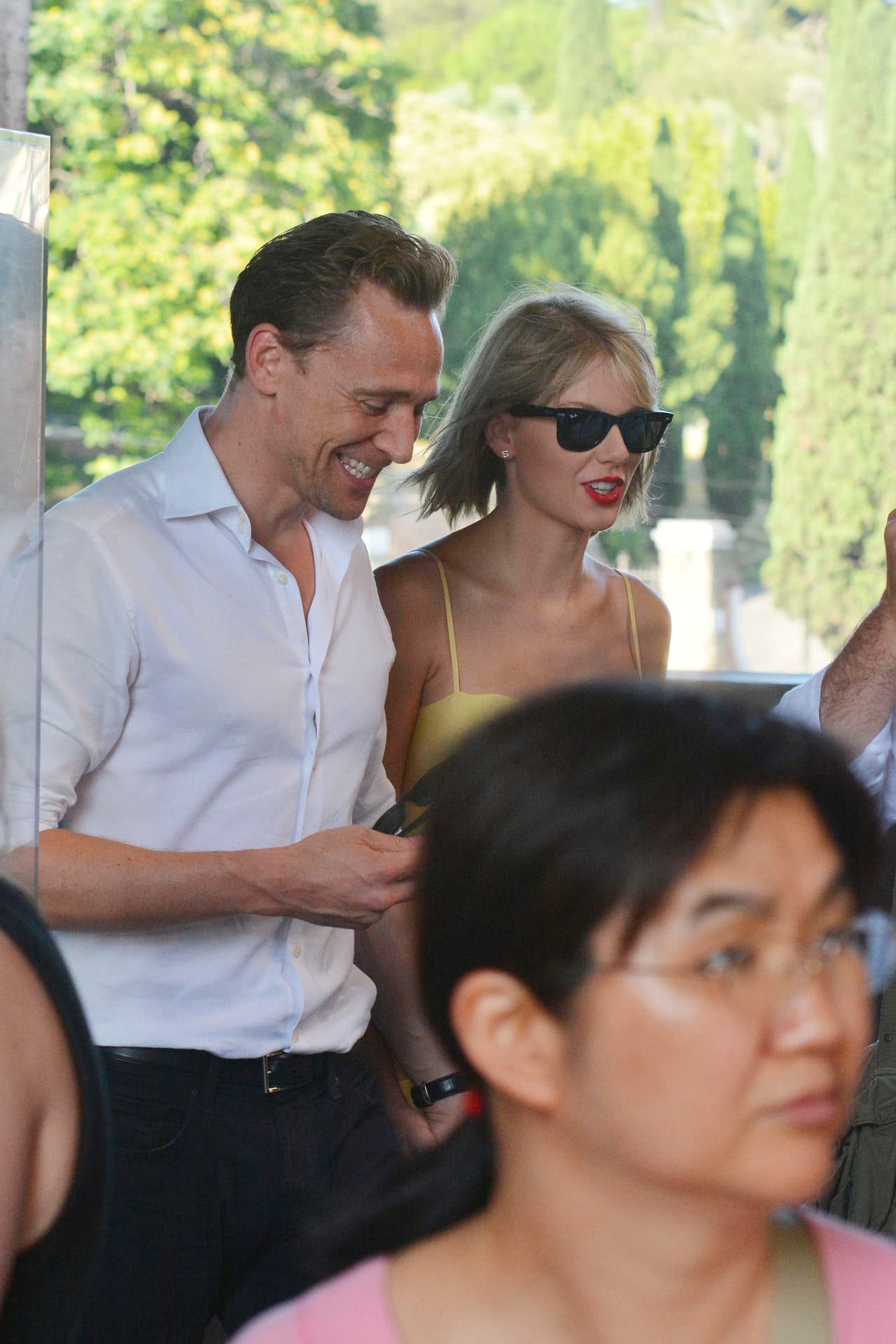 Los famosos están en Roma encantados con la ciudad.