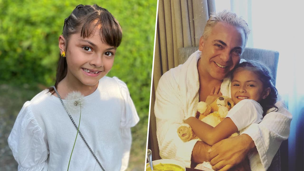 La hija menor de Cristian Castro ya compone canciones y es influencer: conoce a Rafaela
