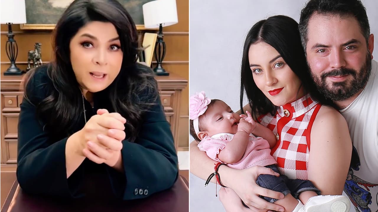 Le ponen límite a Victoria Ruffo para ver a su nieta y así reacciona