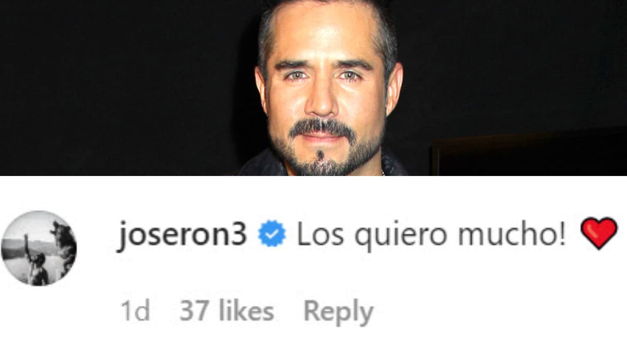 José Ron también les dejó un cariñoso mensaje. 
<br>