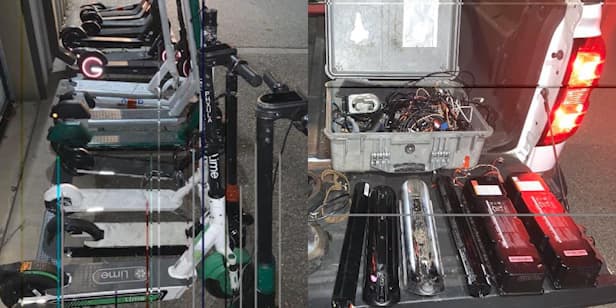 Encuentran 20 patines eléctricos en French Camp que habían sido reportados como robados en Oakland