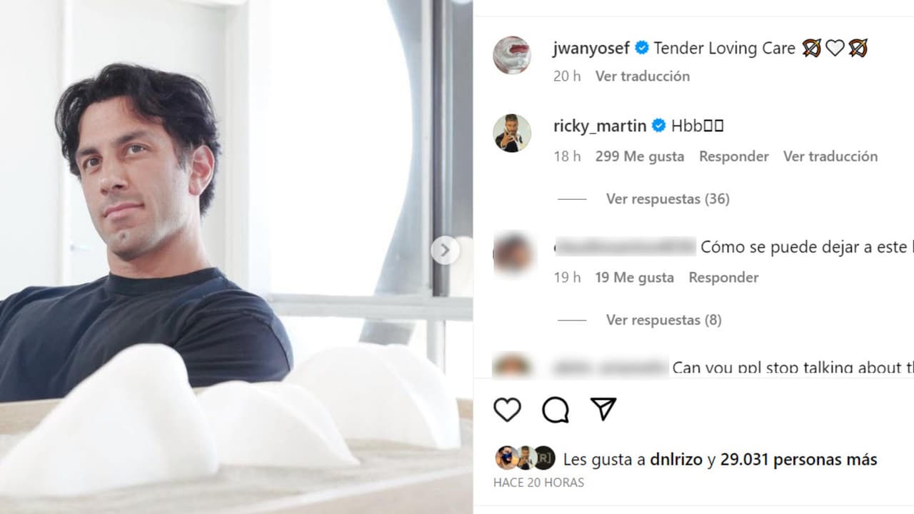 Jwan Yosef reapareció con esta publicación luego de anunciar en conjunto con Ricky Martin que se están divorciando.