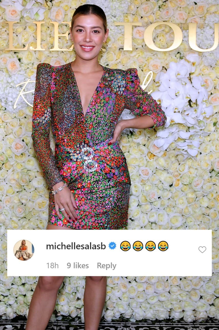 Entre los cientos de comentarios que recibió, destaca el de la bisnieta de Silvia Pinal, su amiga
<b>Michelle Salas</b>.
<br>