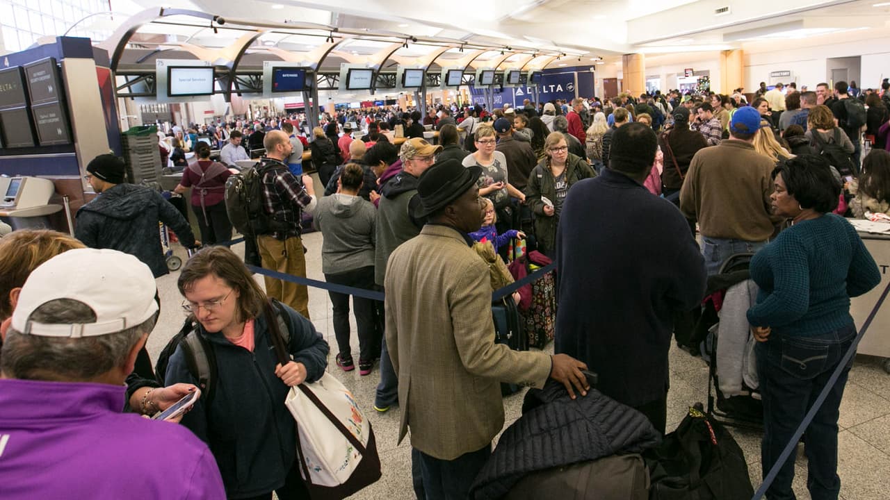 Aeropuerto de Atlanta espera 1.3 millones de viajeros por Thanksgiving