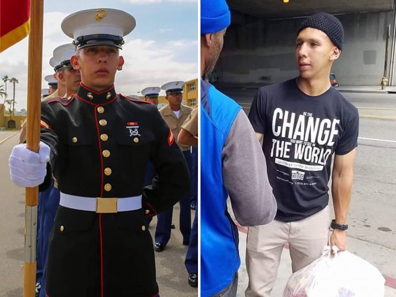 Carlos el marine, un héroe anónimo asesinado en la comunidad por la que luchó