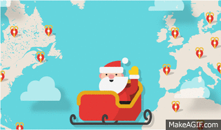 Muéstrale a tus hijos en dónde está Santa Claus ahora y cuánto le falta por llegar