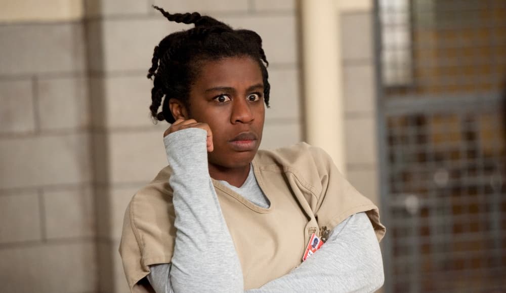 <b>Uzo Aduba</b>
<br>La actriz originaria de Massachusetts ganó dos premios Emmy y dos SAG por su interpretación de Suzanne 'Crazy Eyes' Warren en 'Orange is the New Black'. Suzanne tuvo un gran peso en la segunda temporada del show, en donde quiso que la protagonista fuera su “esposa de la prisión”, pero nunca fue correspondida.
<br>