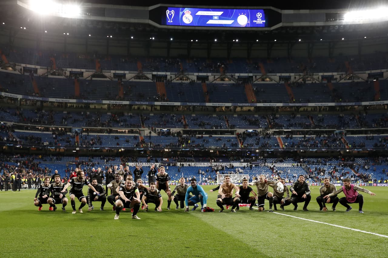 La gran nota de la jornada de Champions League fue la dura caída del Real Madrid en casa por 4-1 que dejó al Ajax en los Cuartos de Final con un global de 5-3 en su favor.