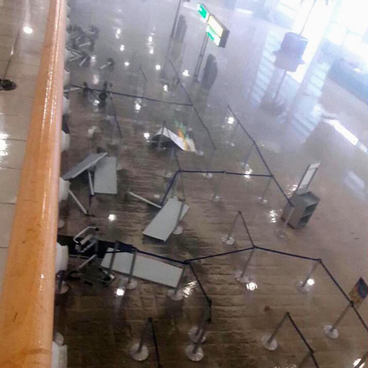 Saint Martin airport after Irma.