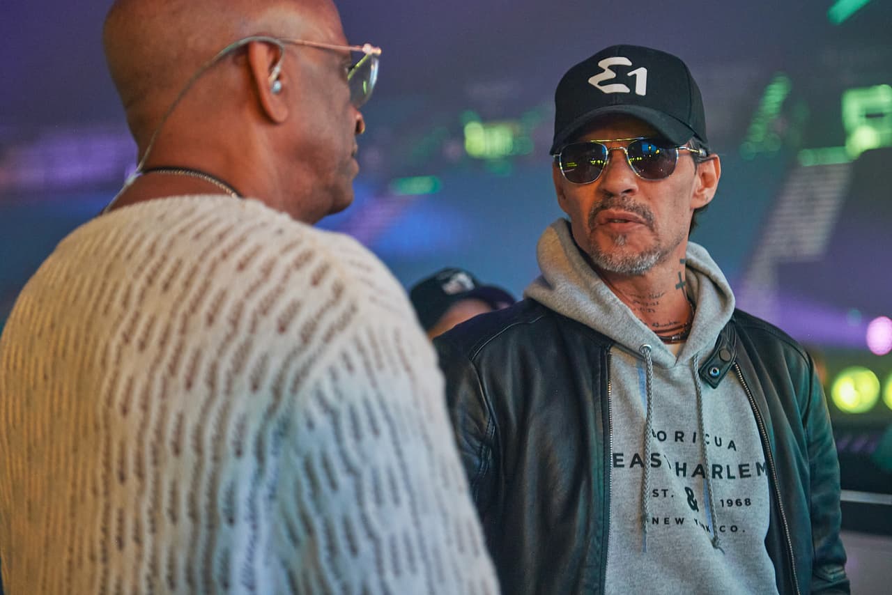 Marc Anthony en los ensayos de los Latin LAMAs 2024