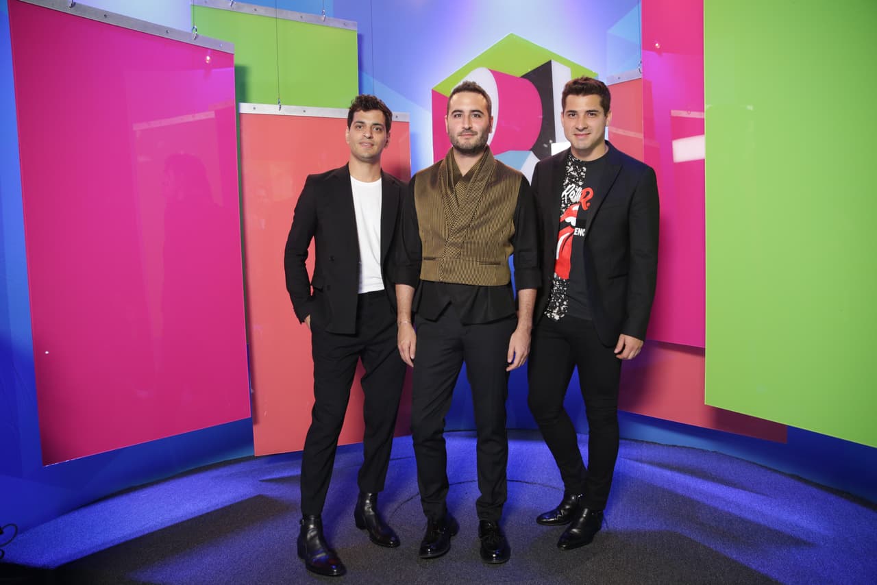 Los integrantes de Reik aparecieron como unos de los más fashionistas de la alfombra.