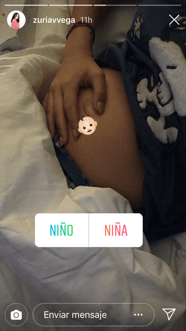 Mientras tanto, Zuria Vega seguirá en la dulce espera de su segundo hijo, pues apenas el pasado 7 de noviembre anunció que tiene tres meses de embarazo.