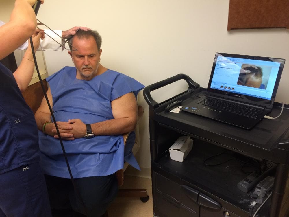 Los médicos hicieron un estudio previo.