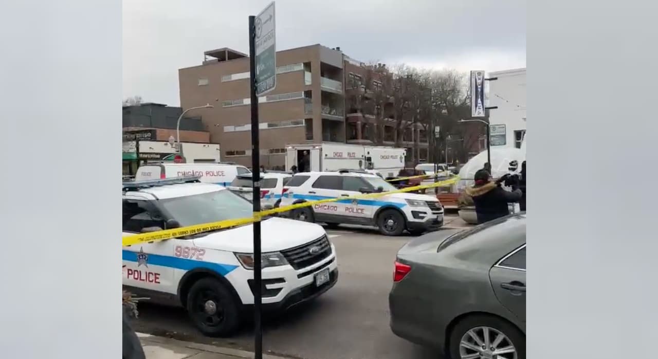 Movilización de policía de Chicago y equipo SWAT por disparos en Lakeview