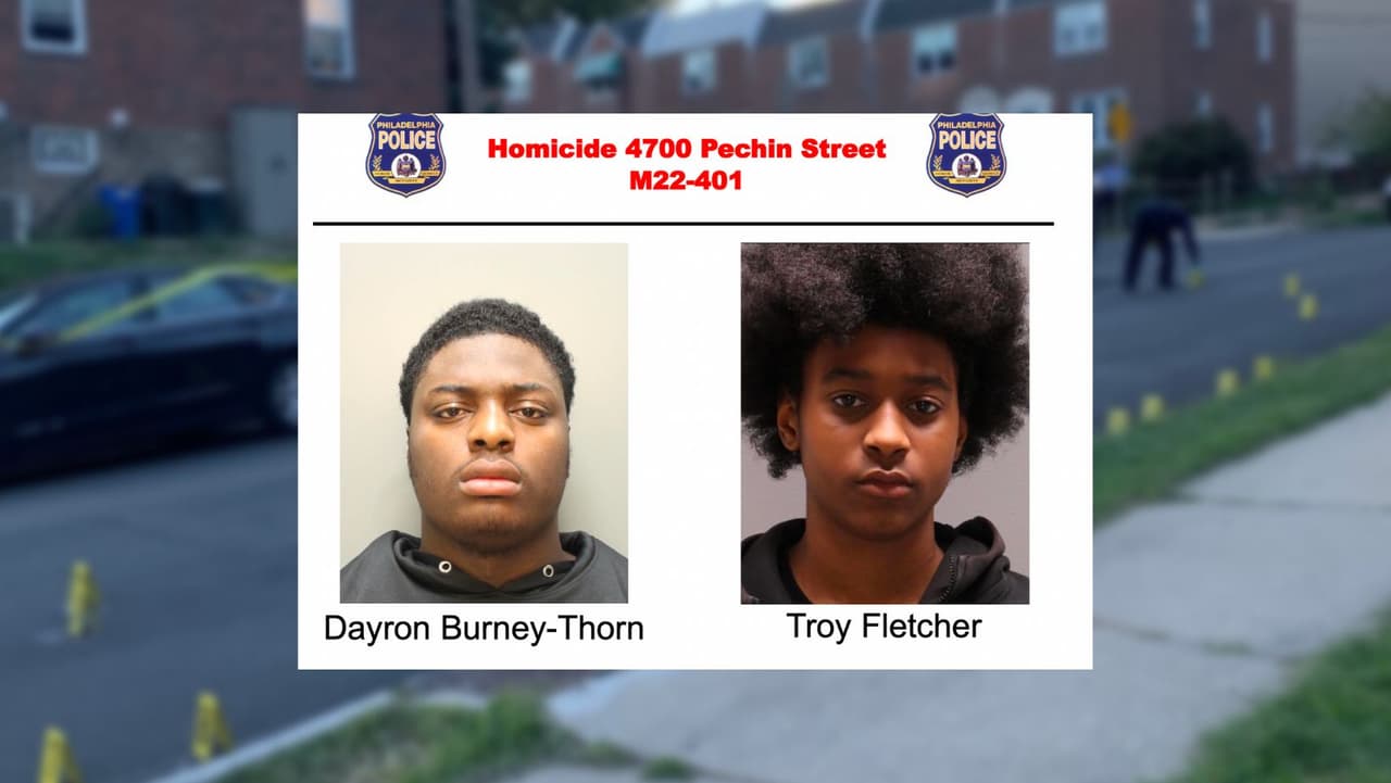 La Policía de Filadelfia emitió órdenes de arresto contra Dayron Burney- Thorn y Troy Fletcher, ambos continúan prófugos de la justicia.