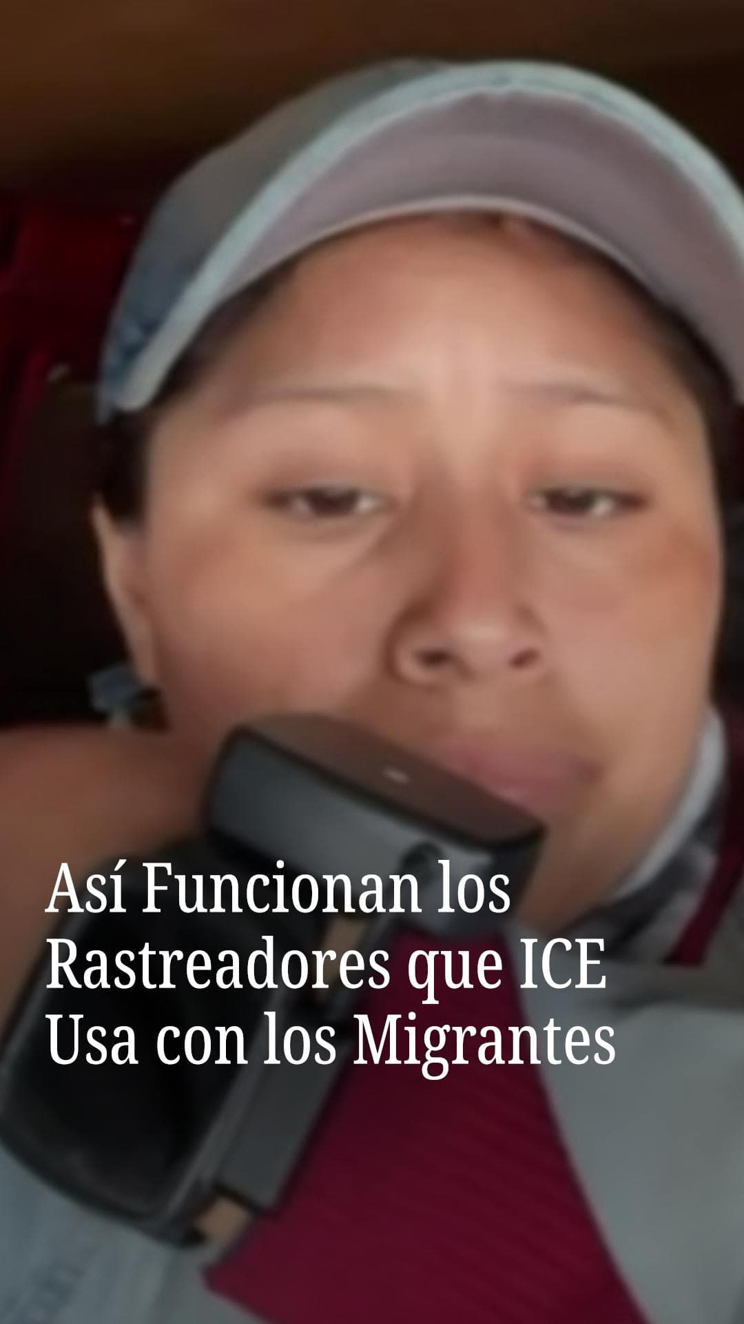 Una inmigrante utiliza un rastreador para evitar su deportación