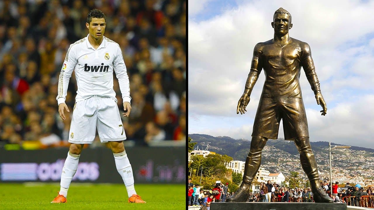 La verdad es que no está tan mal, pero esperan al busto de Cristiano Ronaldo, ese sí deja mucho qué desear.