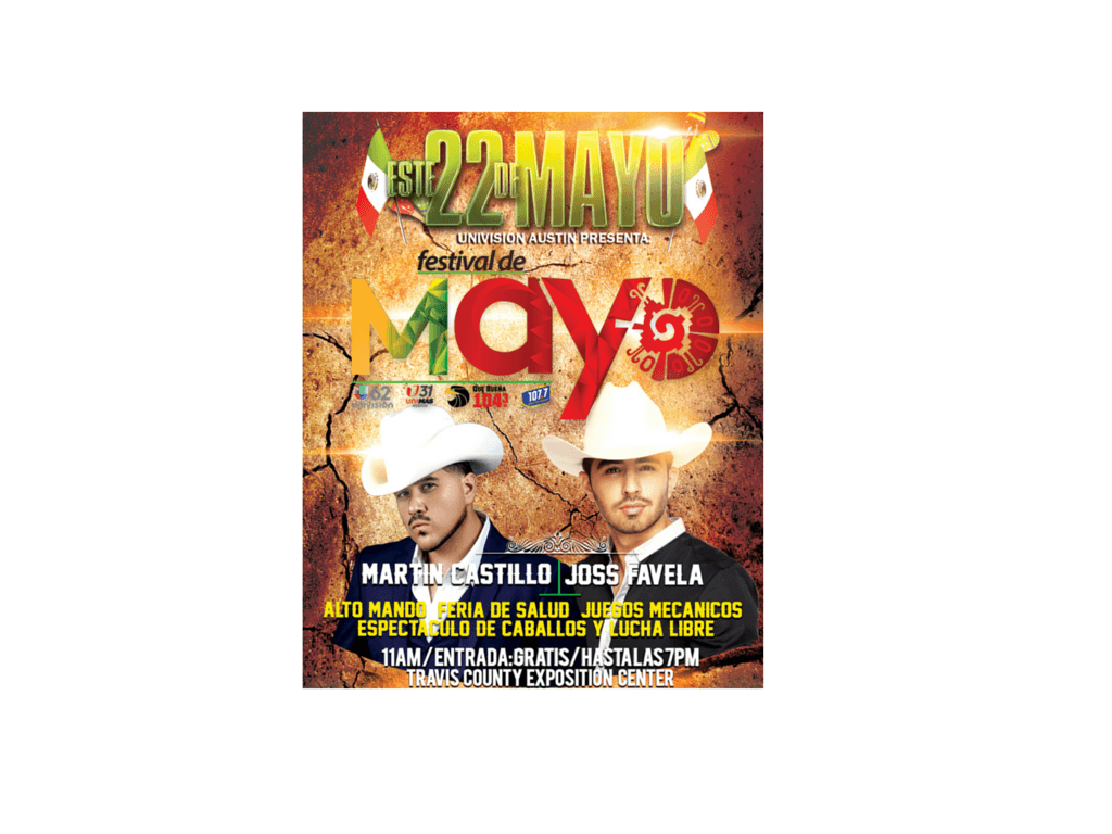 ¡Ya viene el Festival de Mayo a Austin!