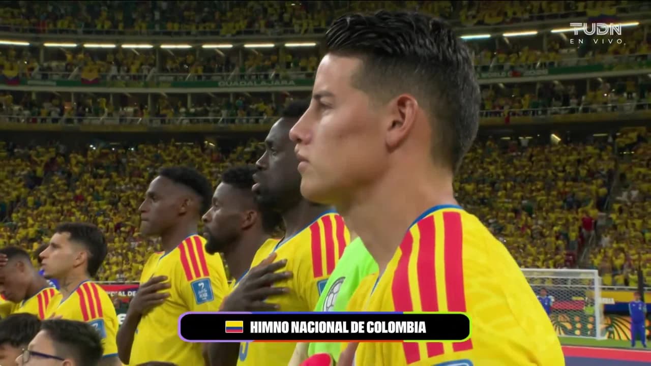 ¡Colombia invade el Estadio Guadalajara y así se escuchó su himno vs. Congo!