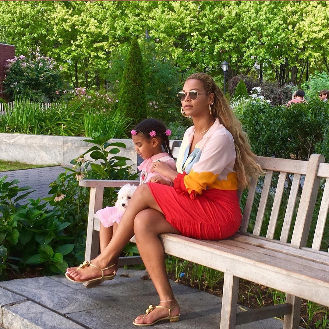 Beyoncé no suelta a la pequeña Blue Ivy y son fanáticas de capturar todos sus divertidos momentos.