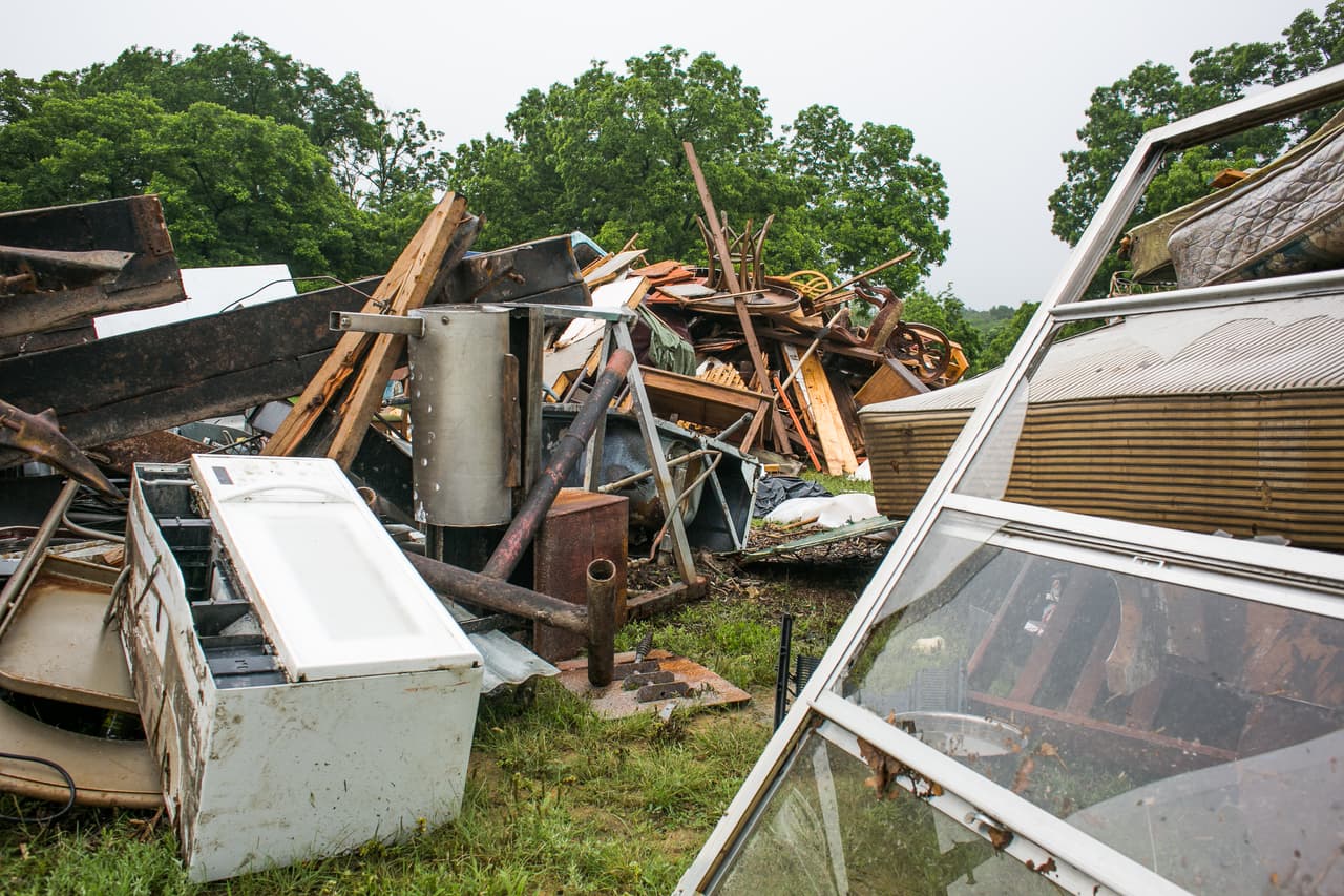Algunas zonas de la ciudad quedaron bajo el agua luego de intensas lluvias.