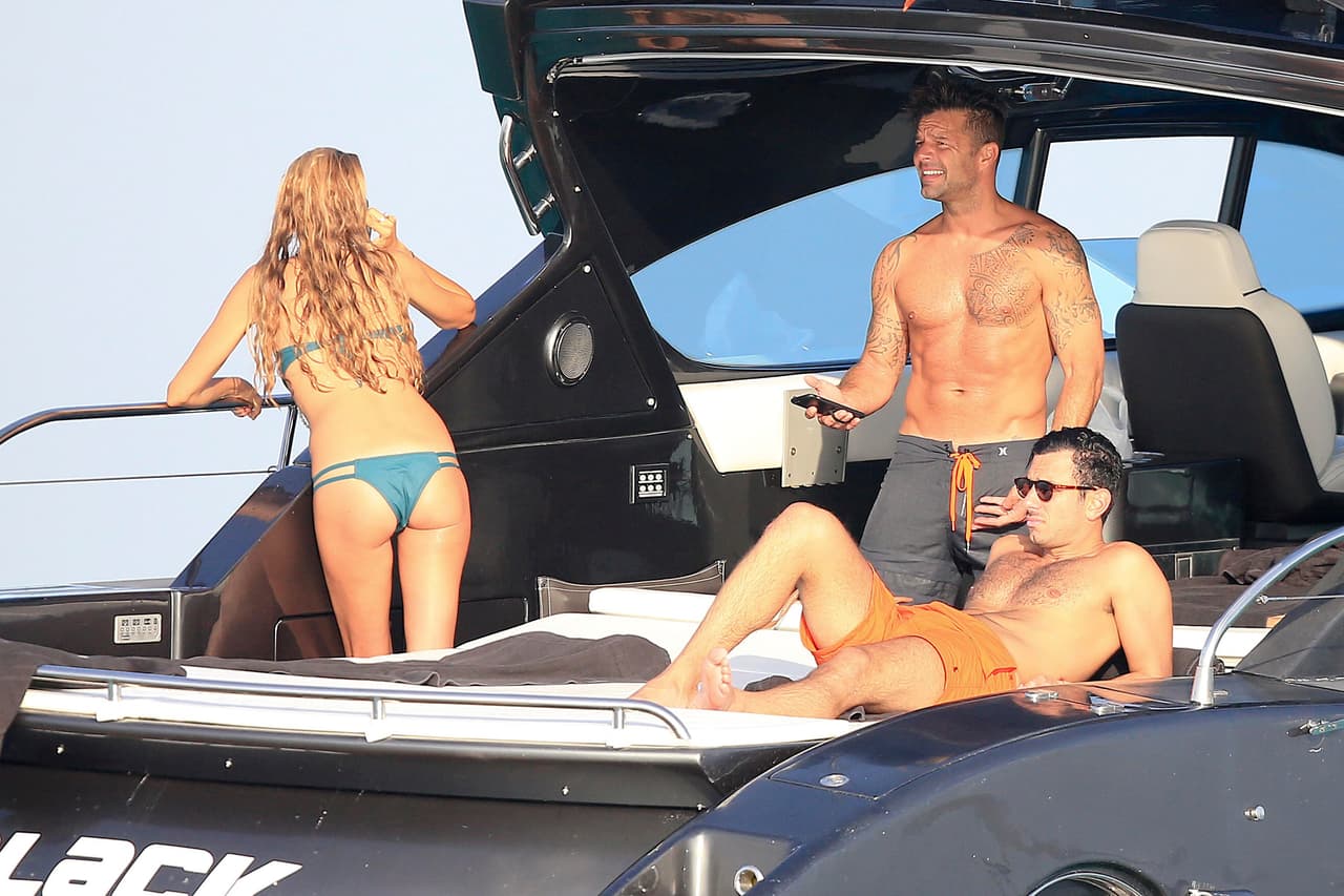 Pura belleza en el yate de estas celebridades.