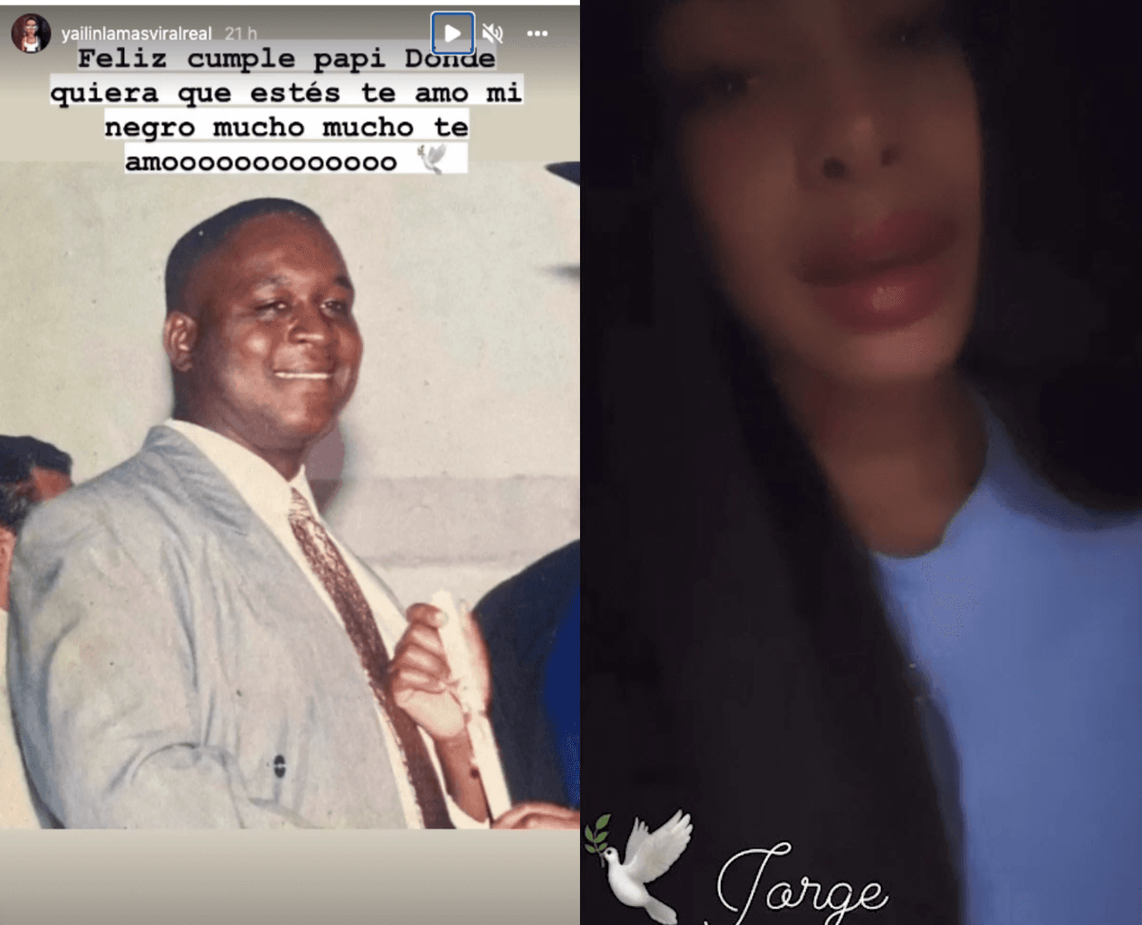 Recientemente recordó a su progenitor entre lágrimas mientras cantaba el tema 'Amor eterno', en la versión de Rocío Dúrcal.
<br>