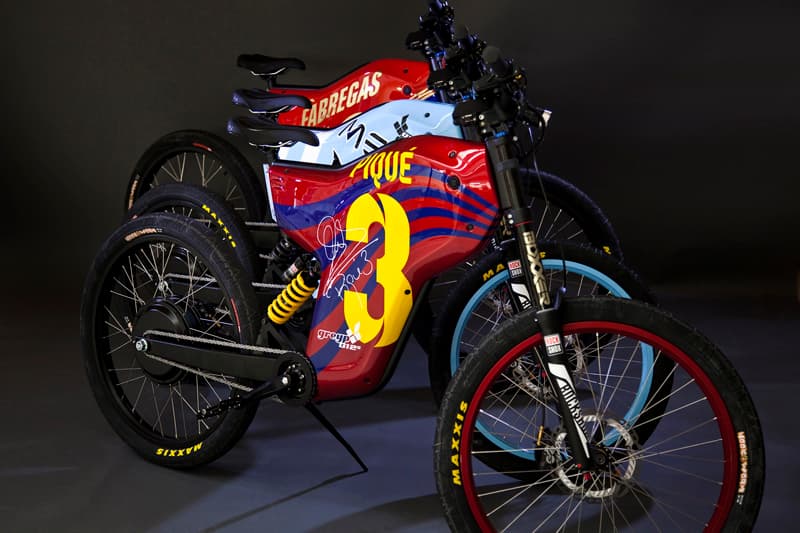 Las vistosas ediciones especiales personalizadas de la Greyp G12S preparadas para Césc Fabregas, Lionel Messi y Gerárd Piqué, sin duda están diseñadas para llamar poderosamente la antención. Aquí la anonimidad nunca fue una opción.