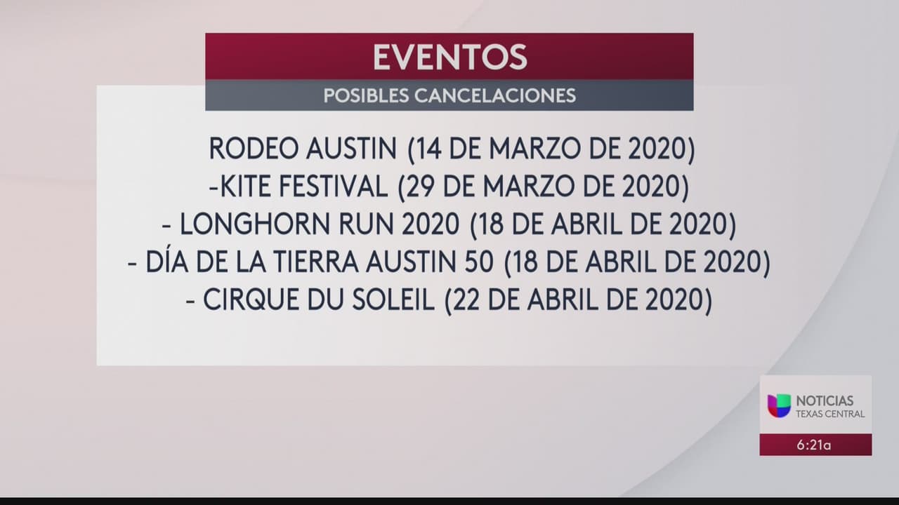 Autoridades de Austin evalúan eventos ante propagación de coronavirus