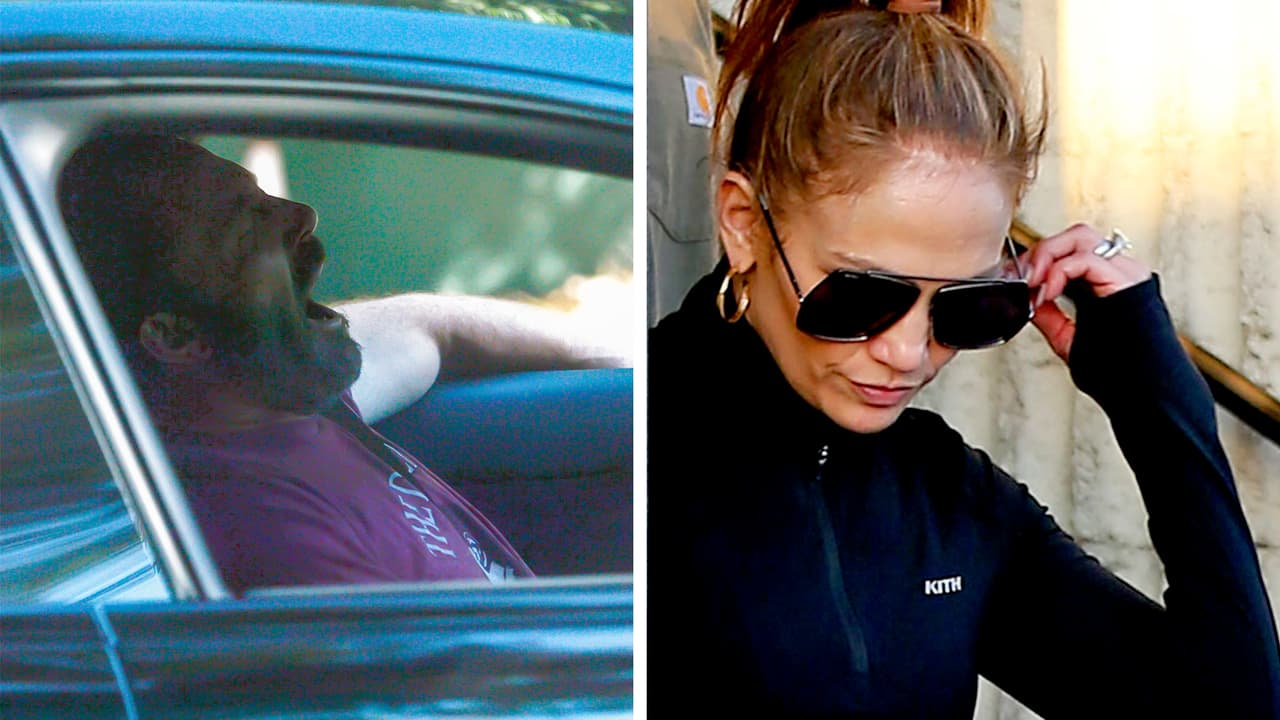 ¿Así estuvo la boda? Cachan a Ben Affleck bostezando mientras JLo reaparece tras sus nupcias 
