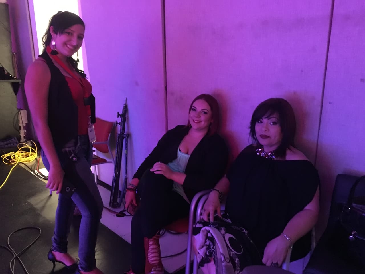 Patricia y José compartieron con los exparticipantes de la primera edición de La Banda, Joshua, Jaime y Sebastián, entre otros invitados en la primera grabación del programa.