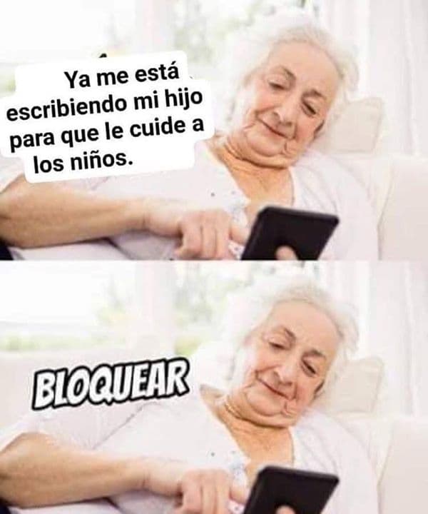 Es viernes y abuela lo sabe.