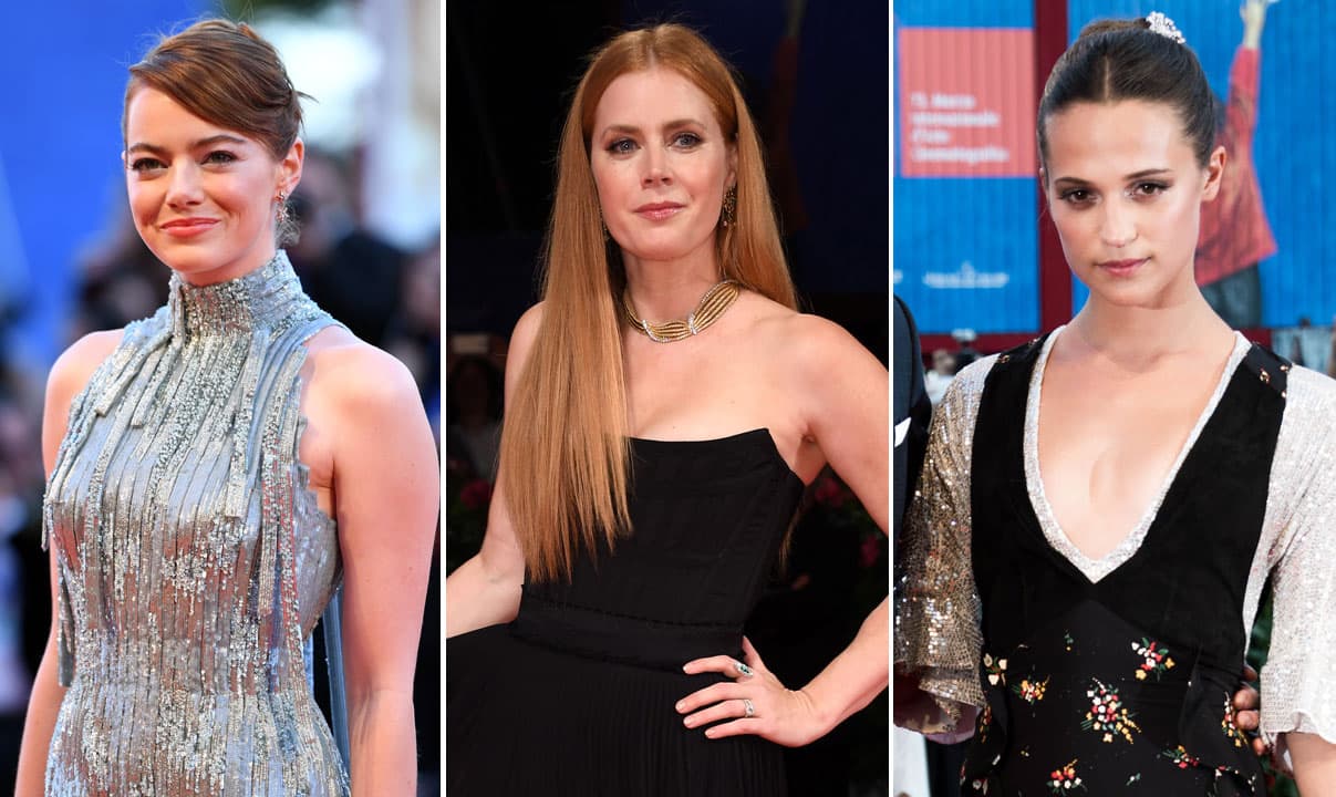 Las famosas llegaron ya a Venecia y deslumbran con sus looks.