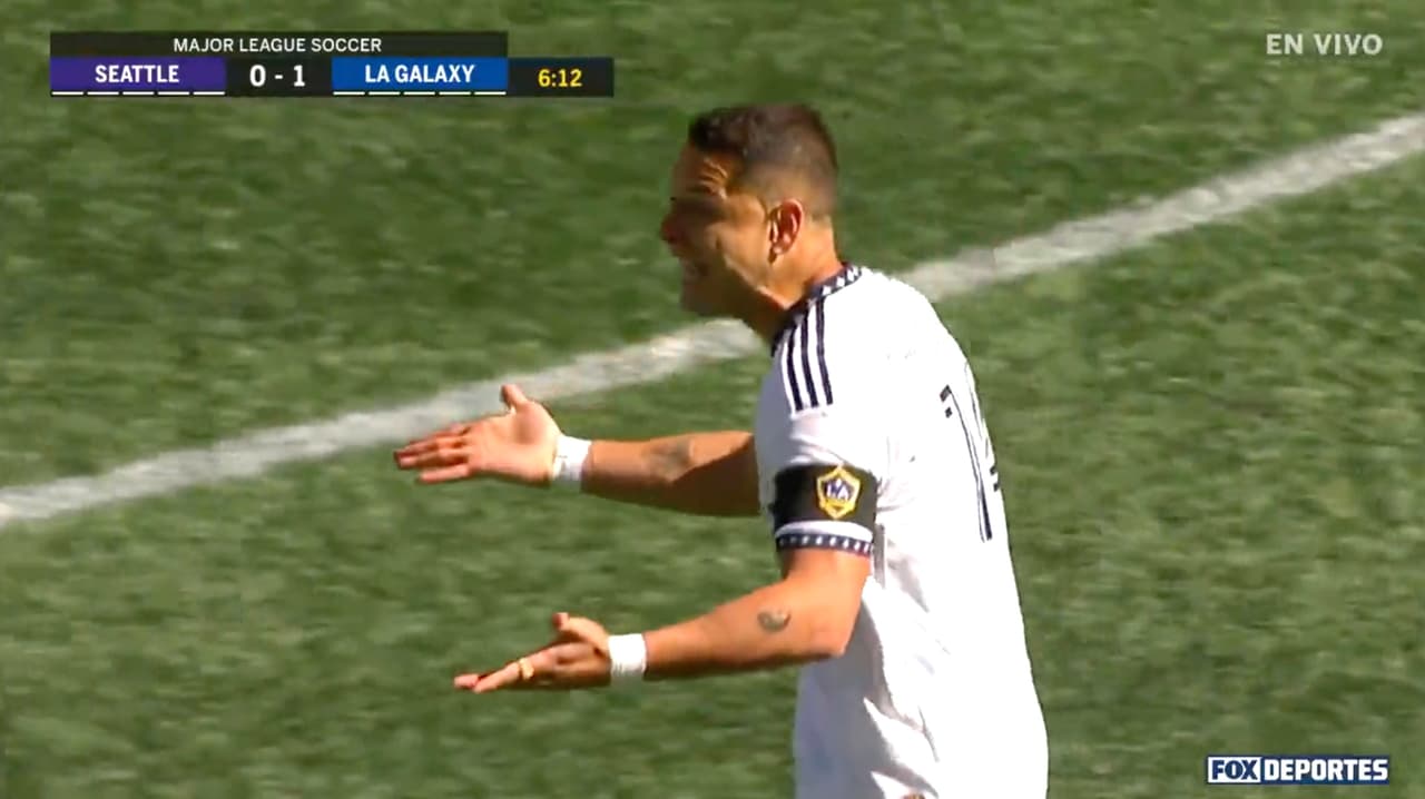 ¿Llamadita al Tata? Chicharito pone el 0-1 del Galaxy en Seattle