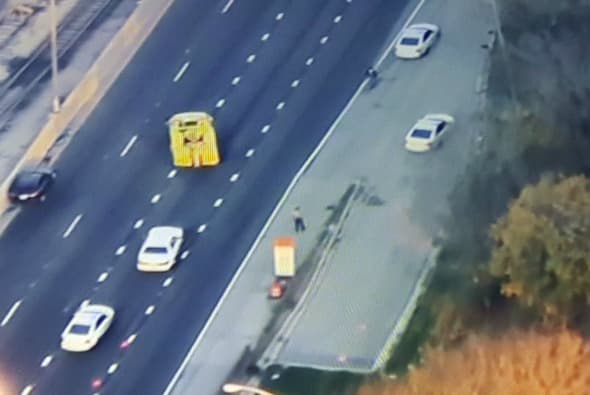 Reportan un tiroteo en la autopista Eisenhower, hay una persona herida