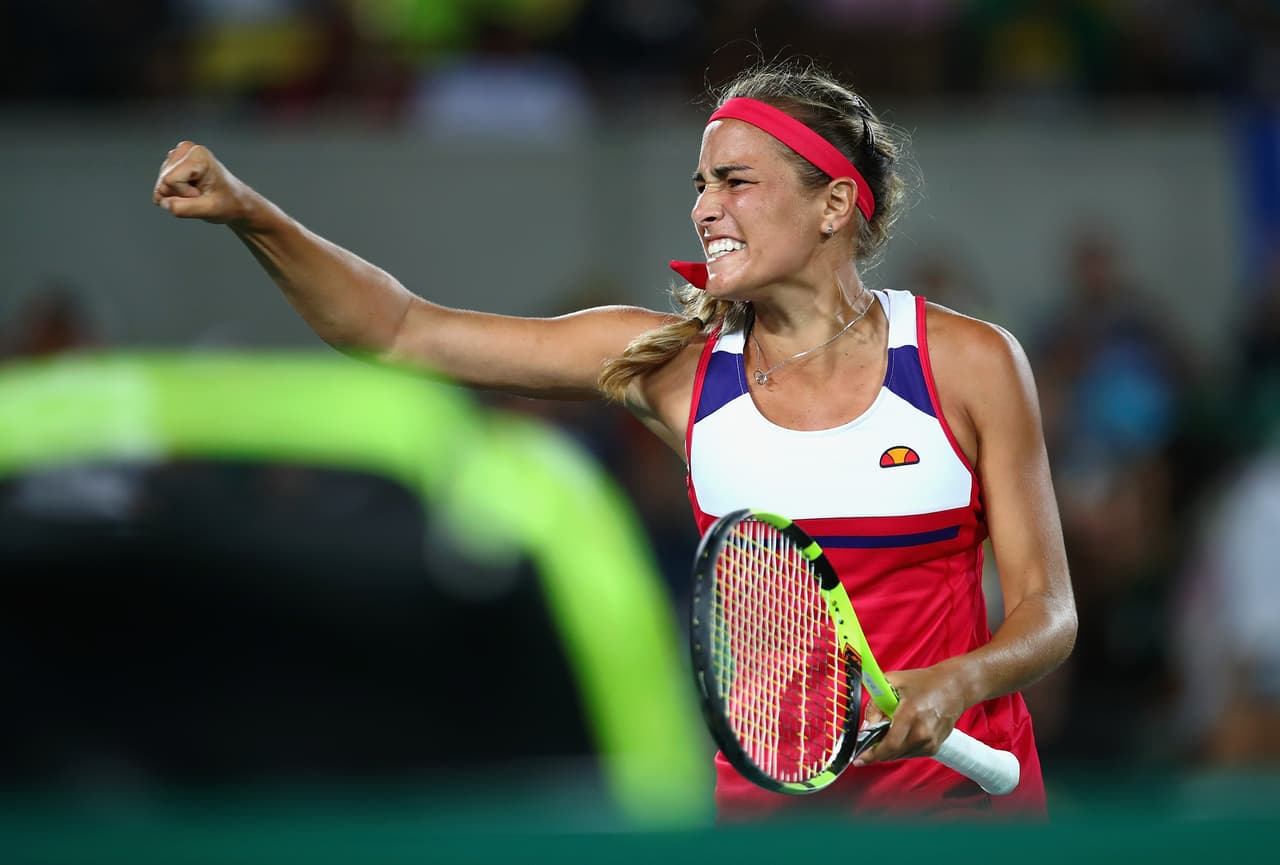 Monica Puig, la puertoriqueña que ganó la medalla de oro en tenis.
