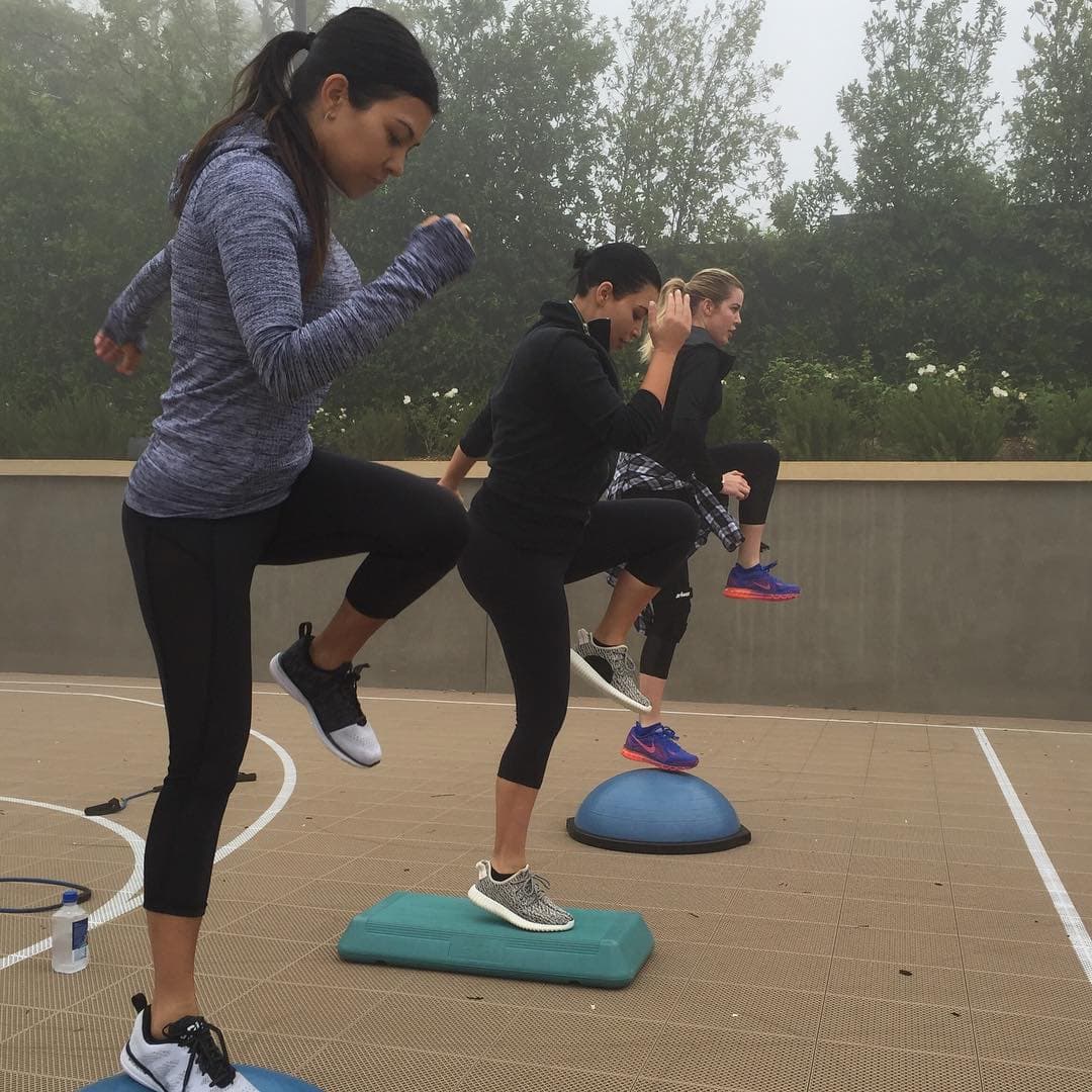 Kourtney es muy aplicada en sus entrenamientos.