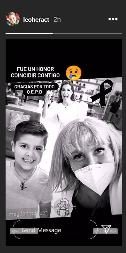 <b>Leo Herrera</b>, quien también se había unido recientemente al elenco de Hoy, se despidió con tristeza de la productora.