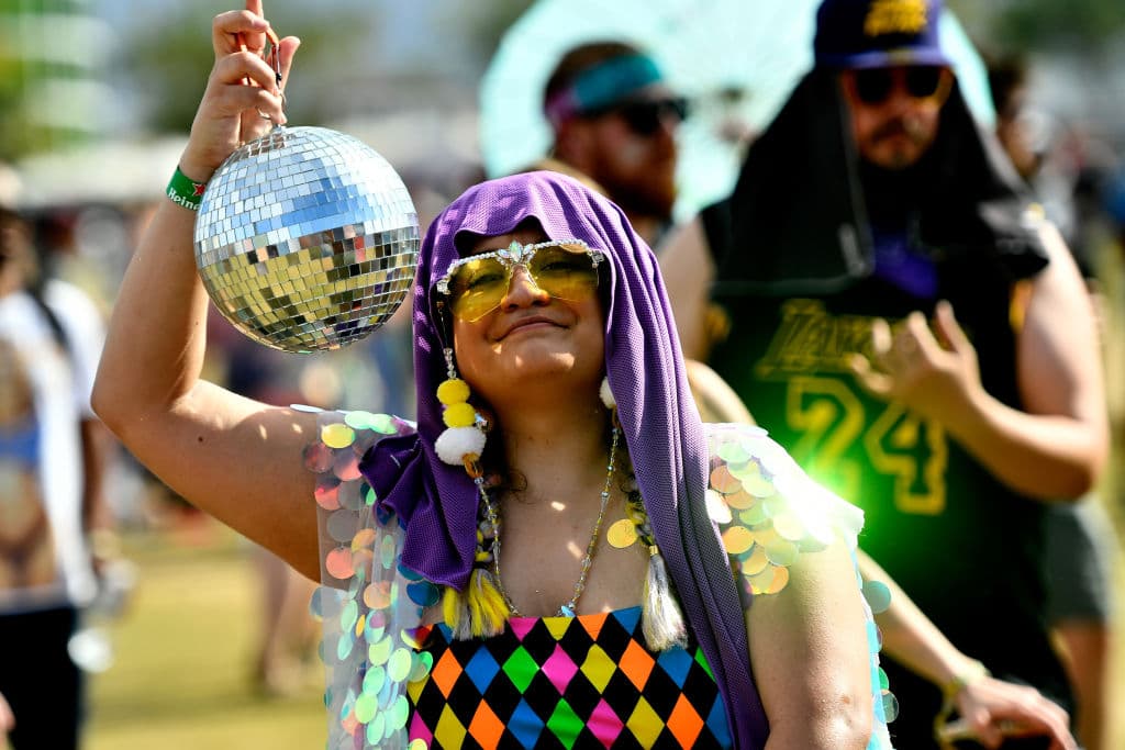 La audiencia de Coachella es particularmente desenfrenada y divertida.
<br>
<br>Image de archivo Coachella 2018