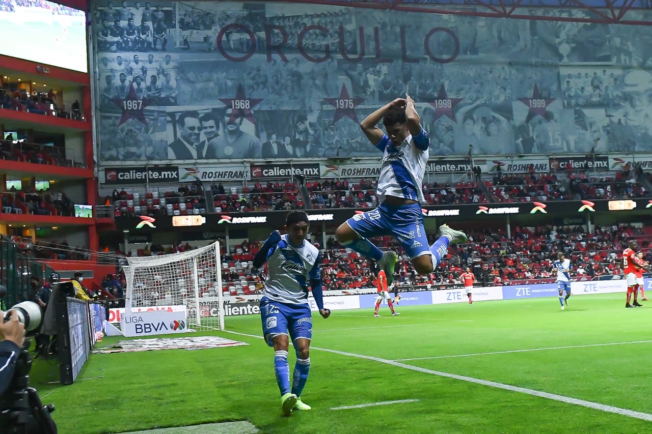 Toluca rescató el empate 1-1 ante Puebla en el Estadio Nemesio Diez en partido adelantado de la Jornada 16.