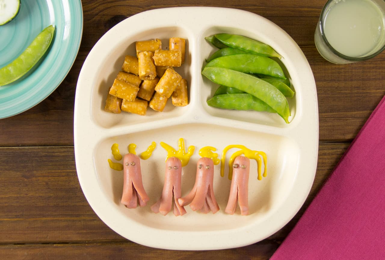 Salchipulpos y edamames (Día 3) - Un mes de lunch boxes sanos