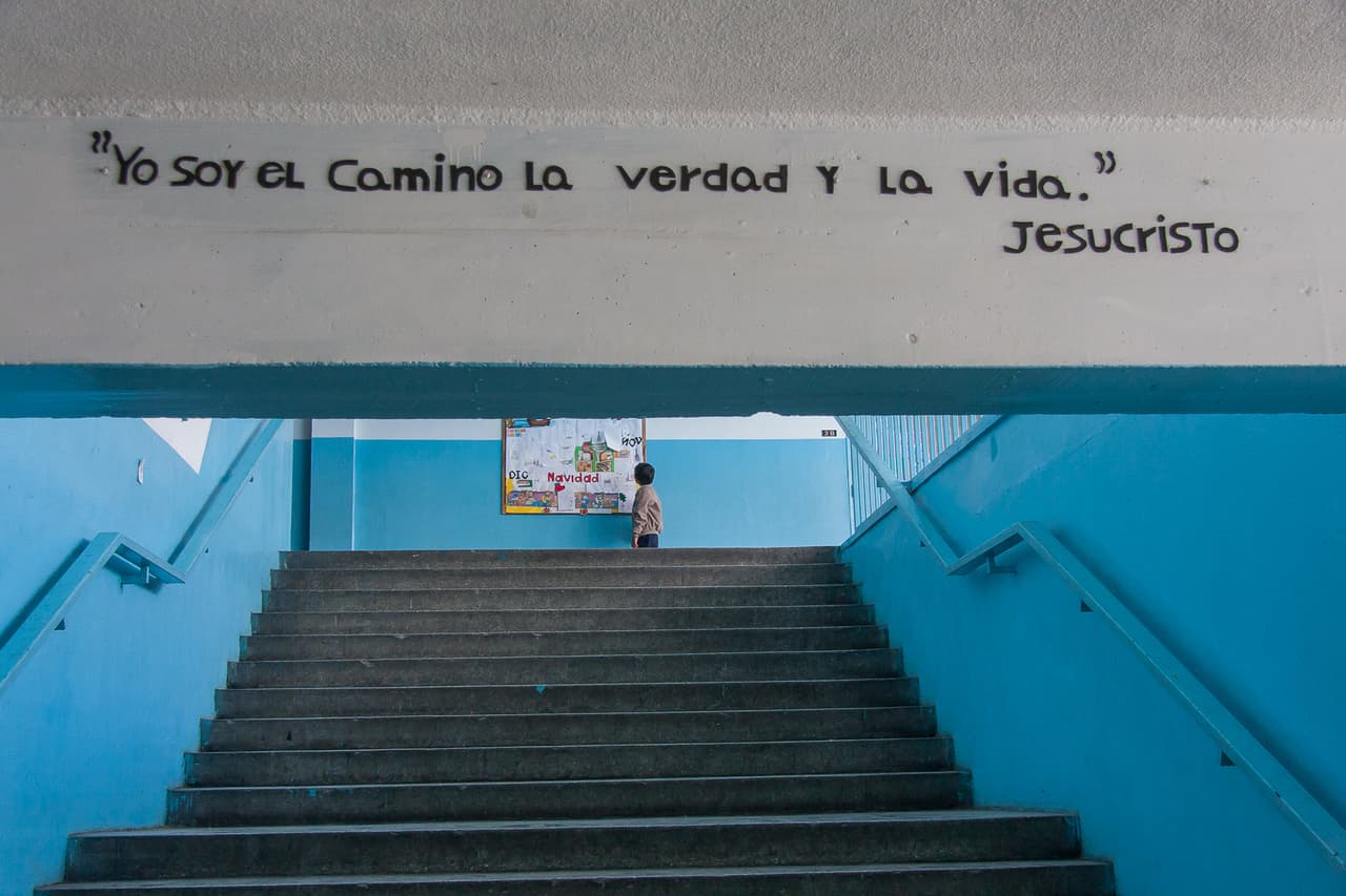 A esta escuela asisten 951 alumnos, de seis a 16 años.