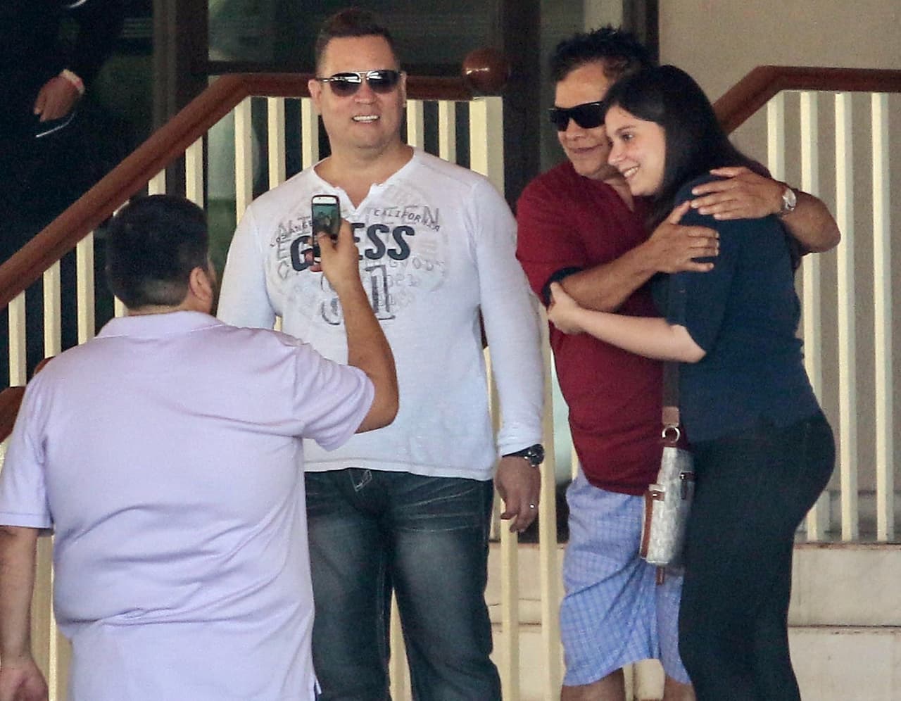 Y alguien por ahí hasta tomó la foto para el 'Face'.