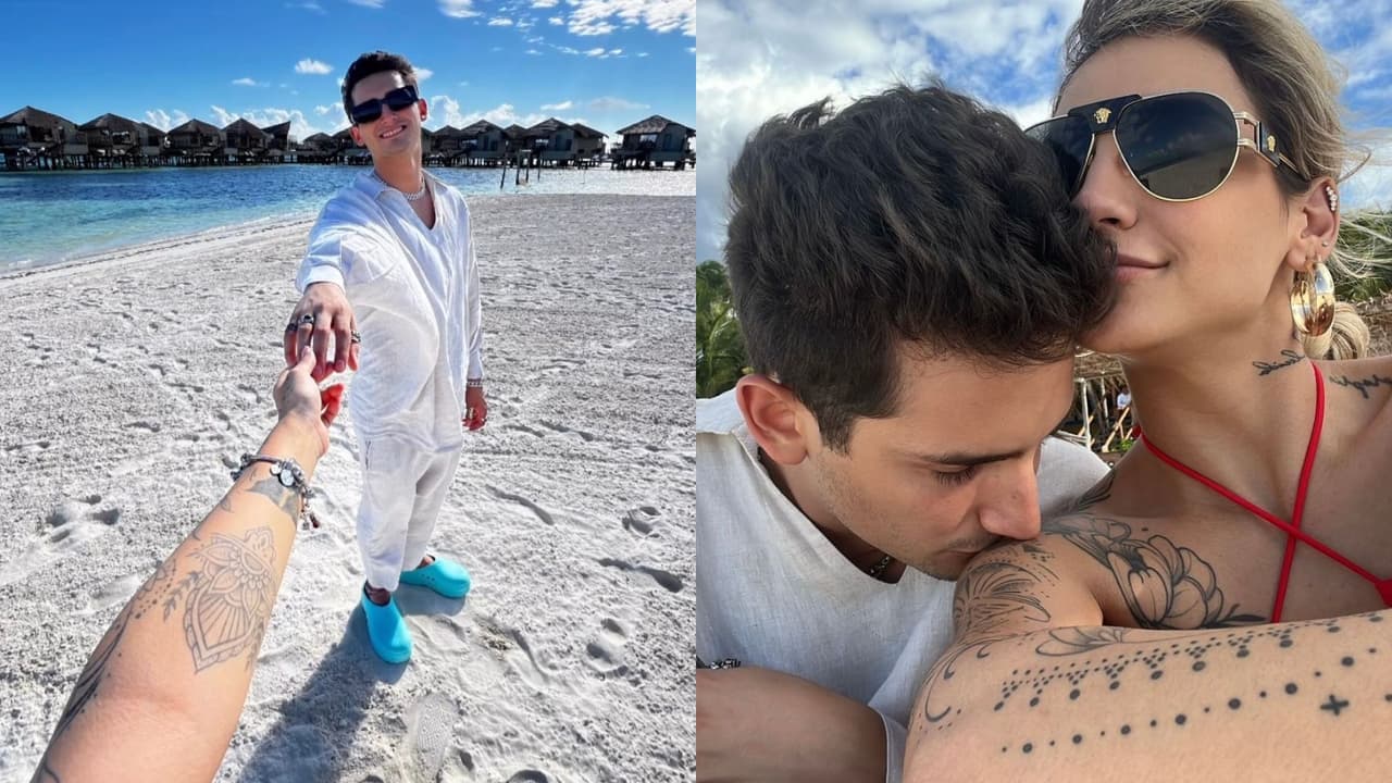 Emilio Osorio pasó su cumpleaños con Leslie Gallardo.