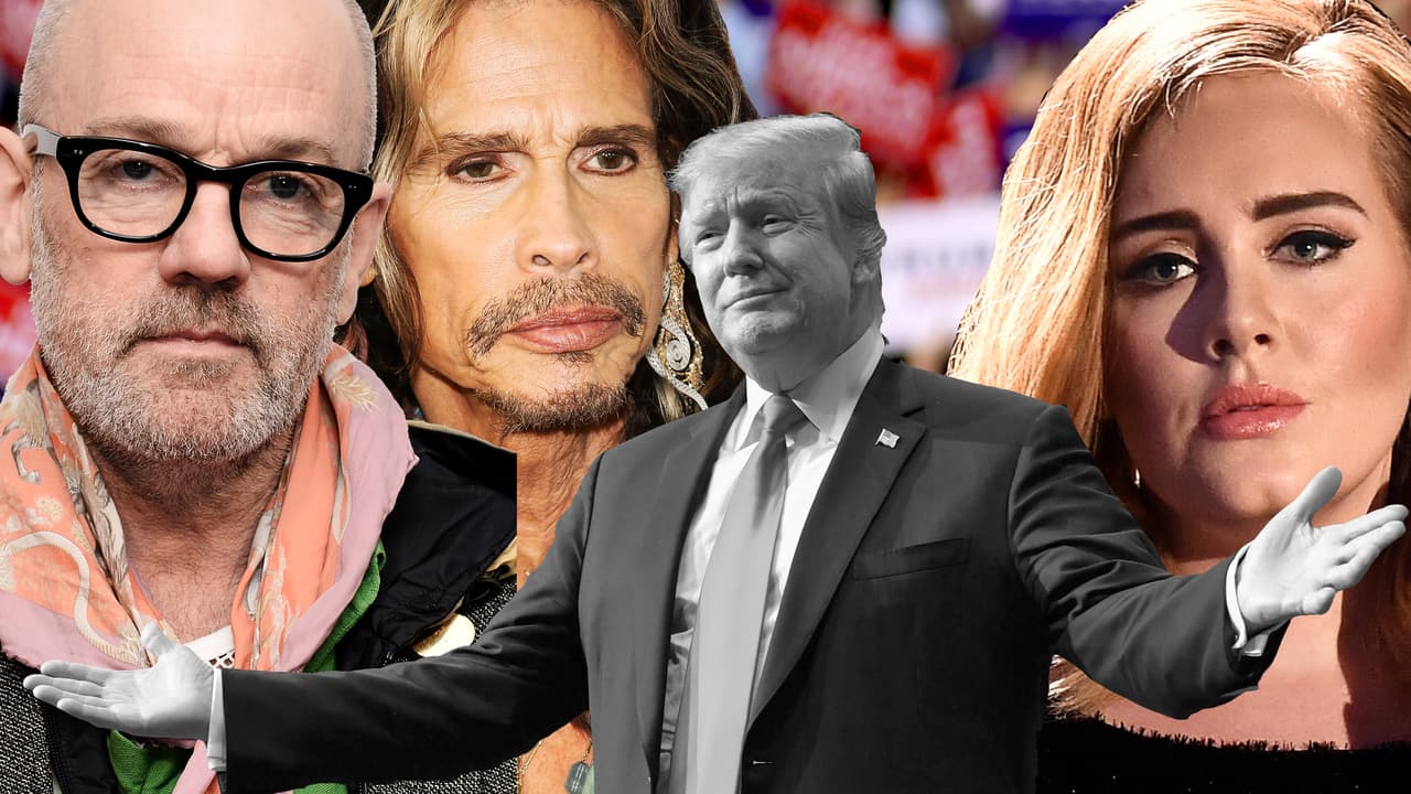 Adele, Rihanna, Jagger y otra veintena de artistas que reclama a Trump usar sin permiso su música en la campaña (fotos)