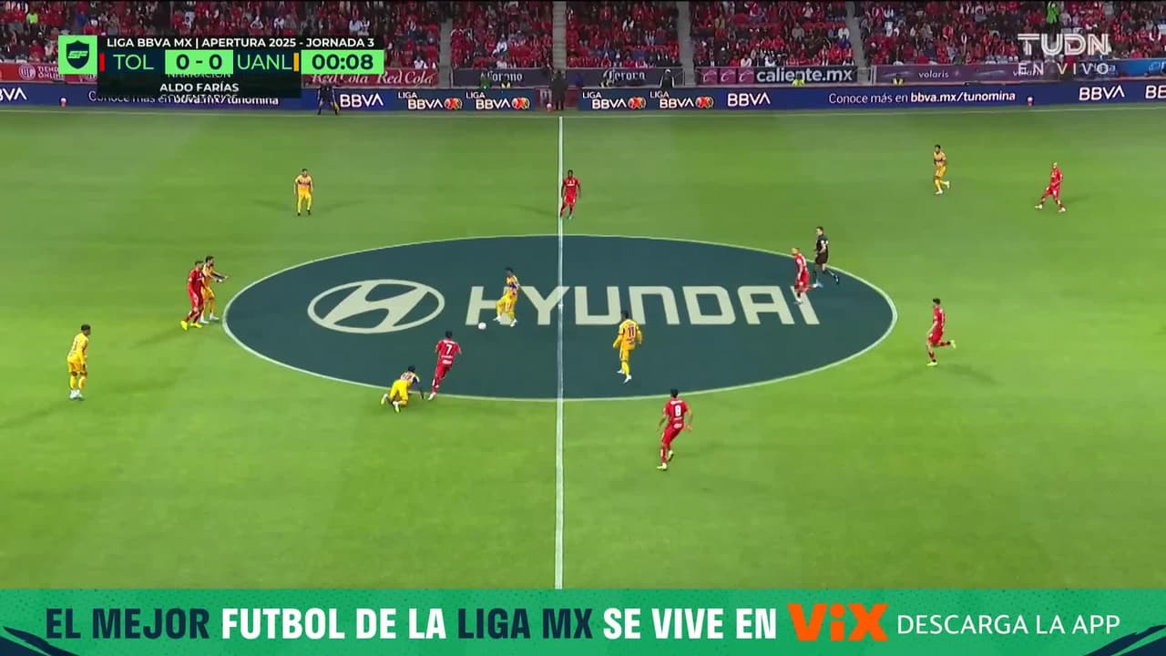 Horario y dónde ver el Toluca vs. Tigres de la Liga MX Apertura 2025